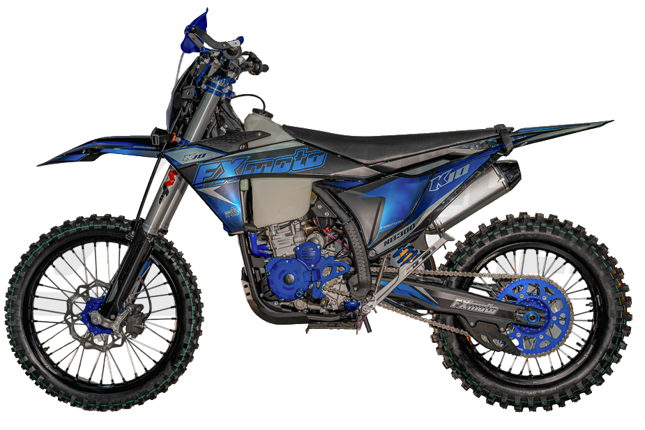 Кроссовый мотоцикл FXmoto K10 (NB300) 300 CC 21/18 Синий