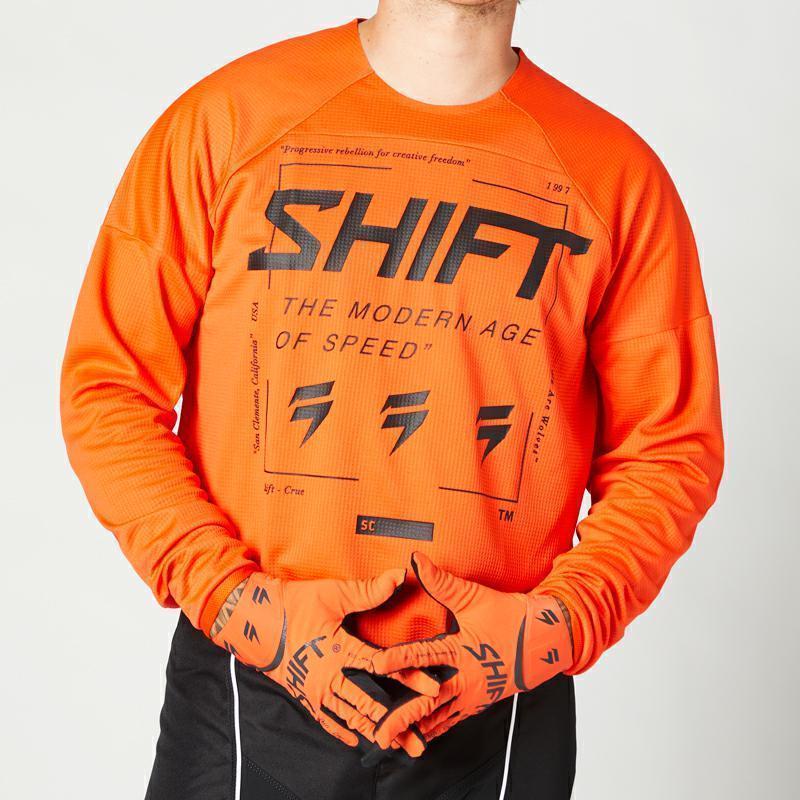 Мотоджерси Shift White Label Bliss Jersey Blood Orange