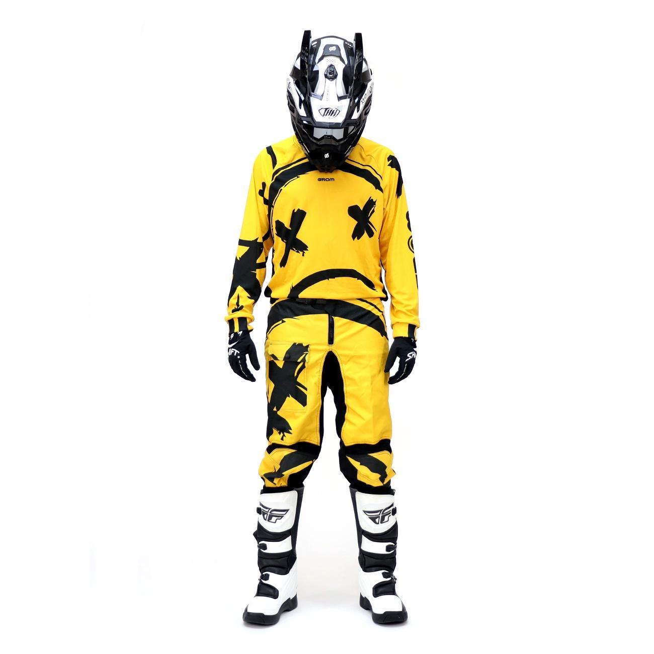 Штаны кросс GROM Sadman yellow