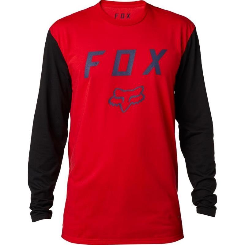 Футболка с длинным рукавом Fox Contended LS Tech Tee Dark Red