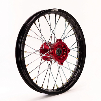 Обод колеса для питбайка передний усиленный 1.4х14" ступица CNC DOT 7116 алюминий